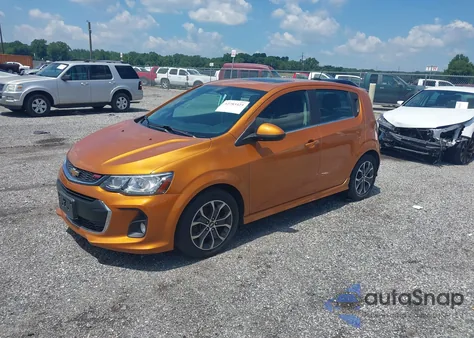 2017 Chevrolet Sonic Lt Auto z USA, uszkodzony, nr VIN 1G1JD6SB5H4125096